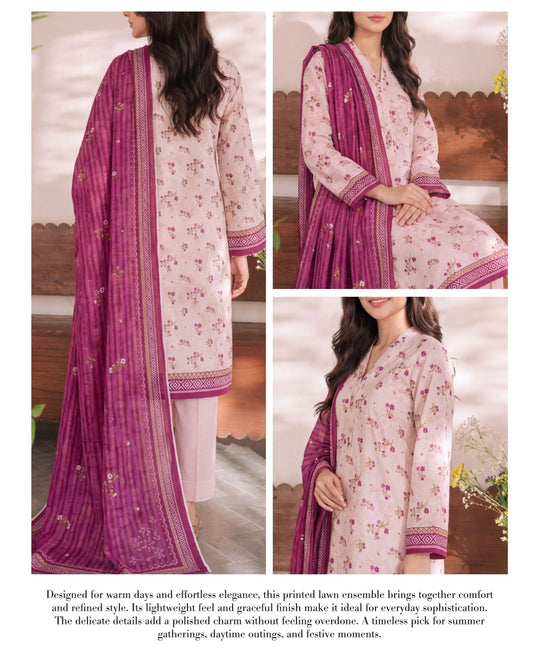 Daman Midsummer Cambric 3pc by VS Textiles | D. 950
