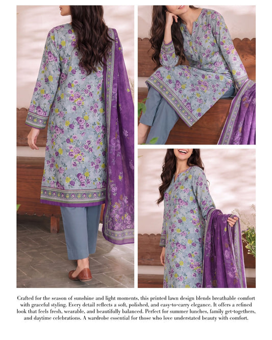 Daman Midsummer Cambric 3pc by VS Textiles | D. 952