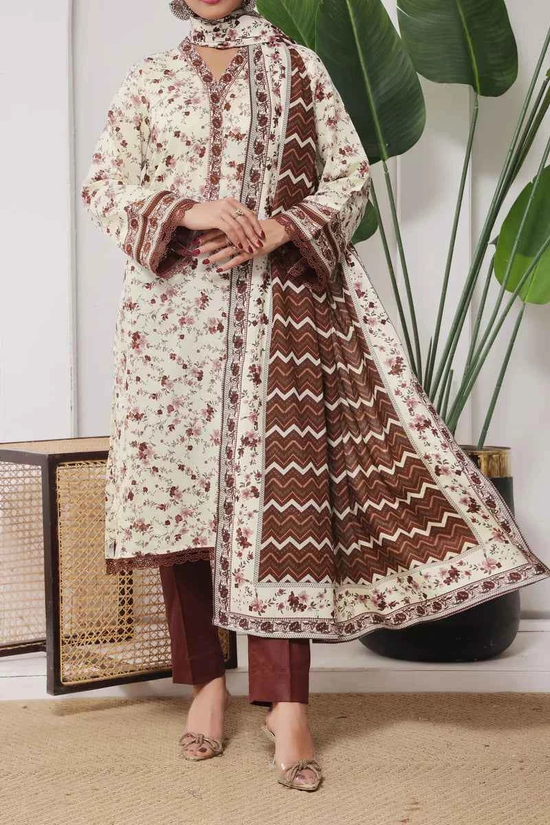 Daman Lawn 3Piece Unstitched | VS Textiles