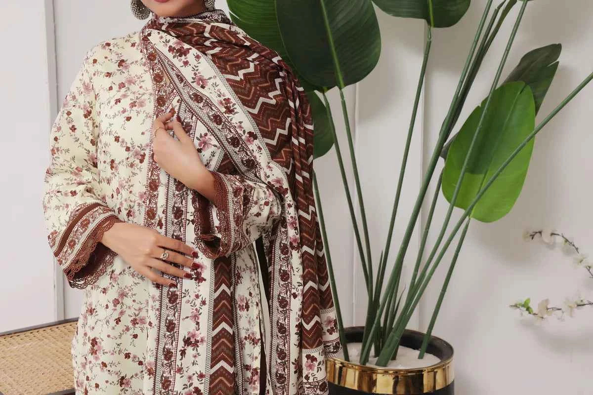 Daman Lawn 3Piece Unstitched | VS Textiles