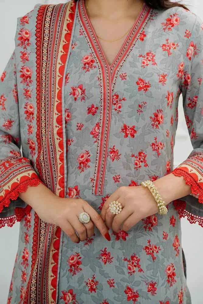 Daman Lawn 3Piece Unstitched | VS Textiles