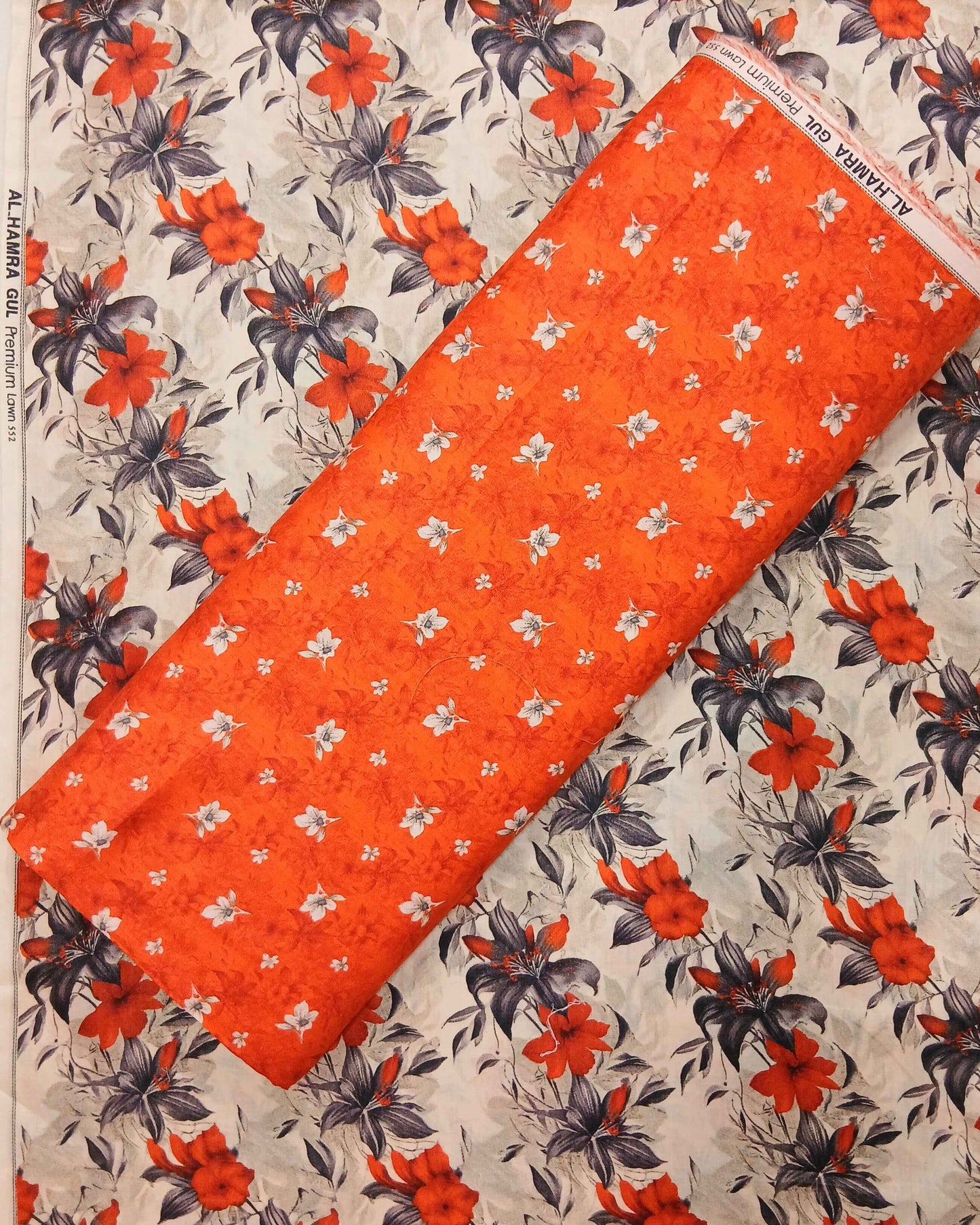 Gul Premium Lawn 2pc | Unstitched | Al-Hamra Textiles.