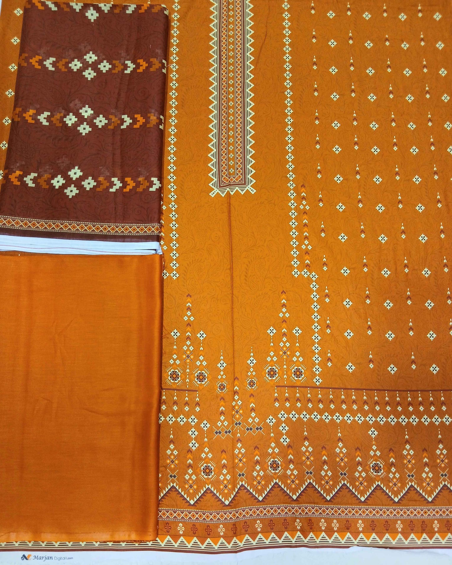 Marjan Digital Lawn 3pc by Ajwa Textiles