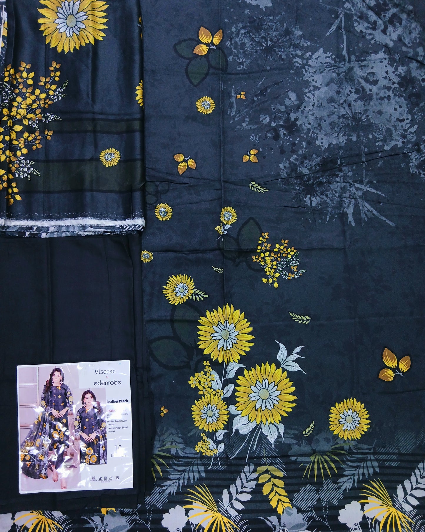 3pc Digital Marina with Marina Shawl - Nagina Cotton Emporium