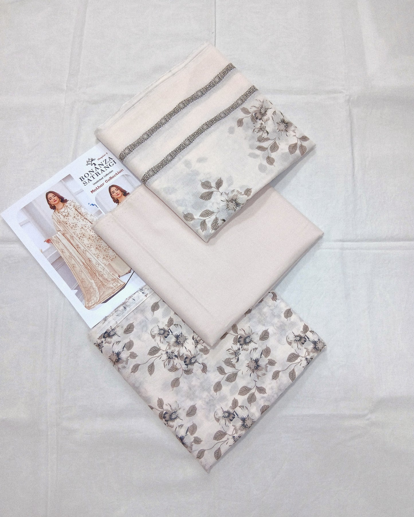 Digital Premium Soft Lawn 3PC | Unstitched Floral Prints