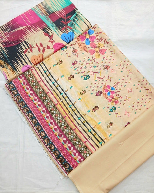 Hina Digital Lawn – 3 Piece Unstitched