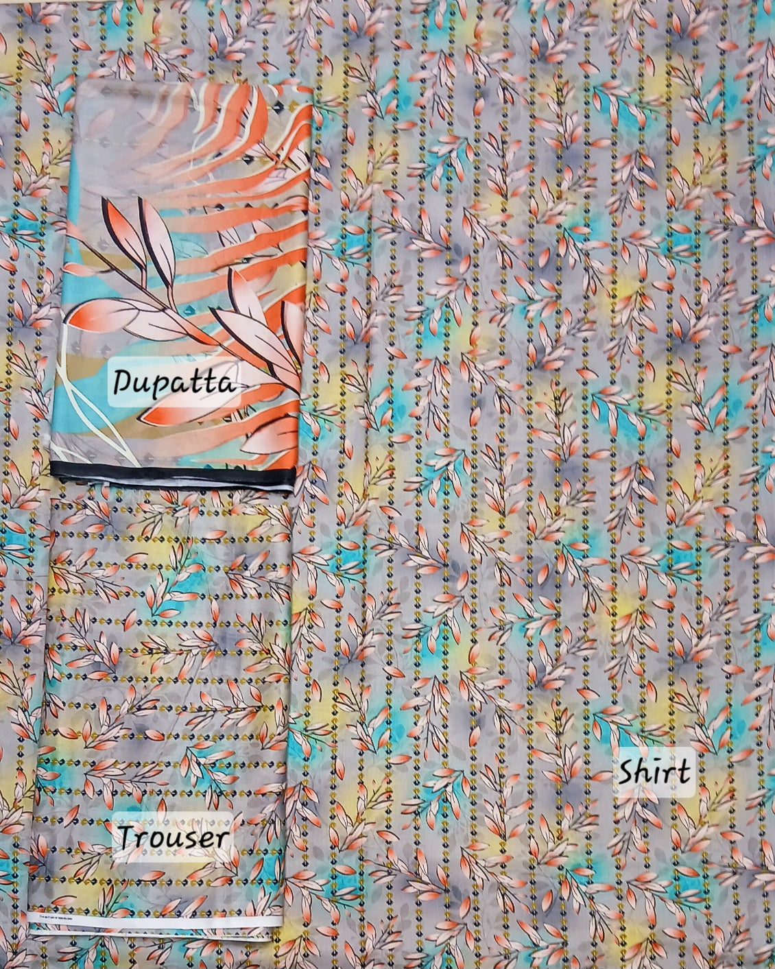 Kasturi Digital Lawn 3pc