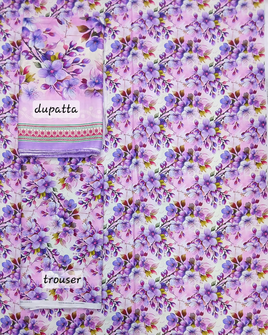 Kasturi Digital Lawn 3pc