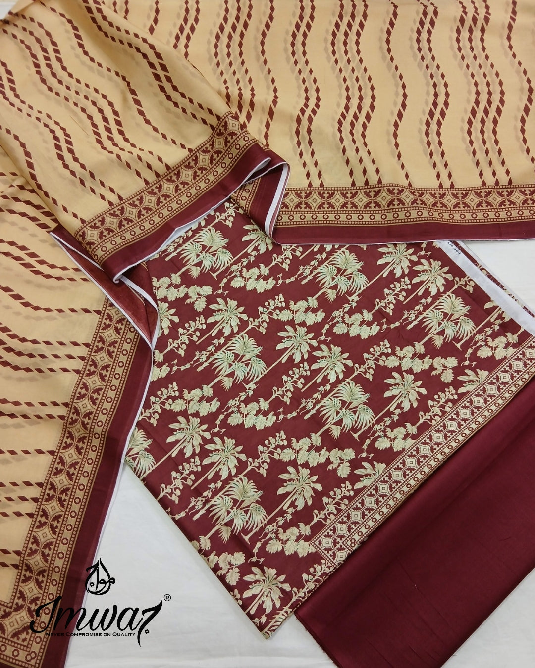 Maria Digital Lawn 3pc by Imwaj
