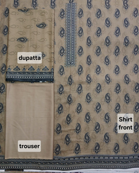 Jasmine Digital Classic Lawn 3Pc