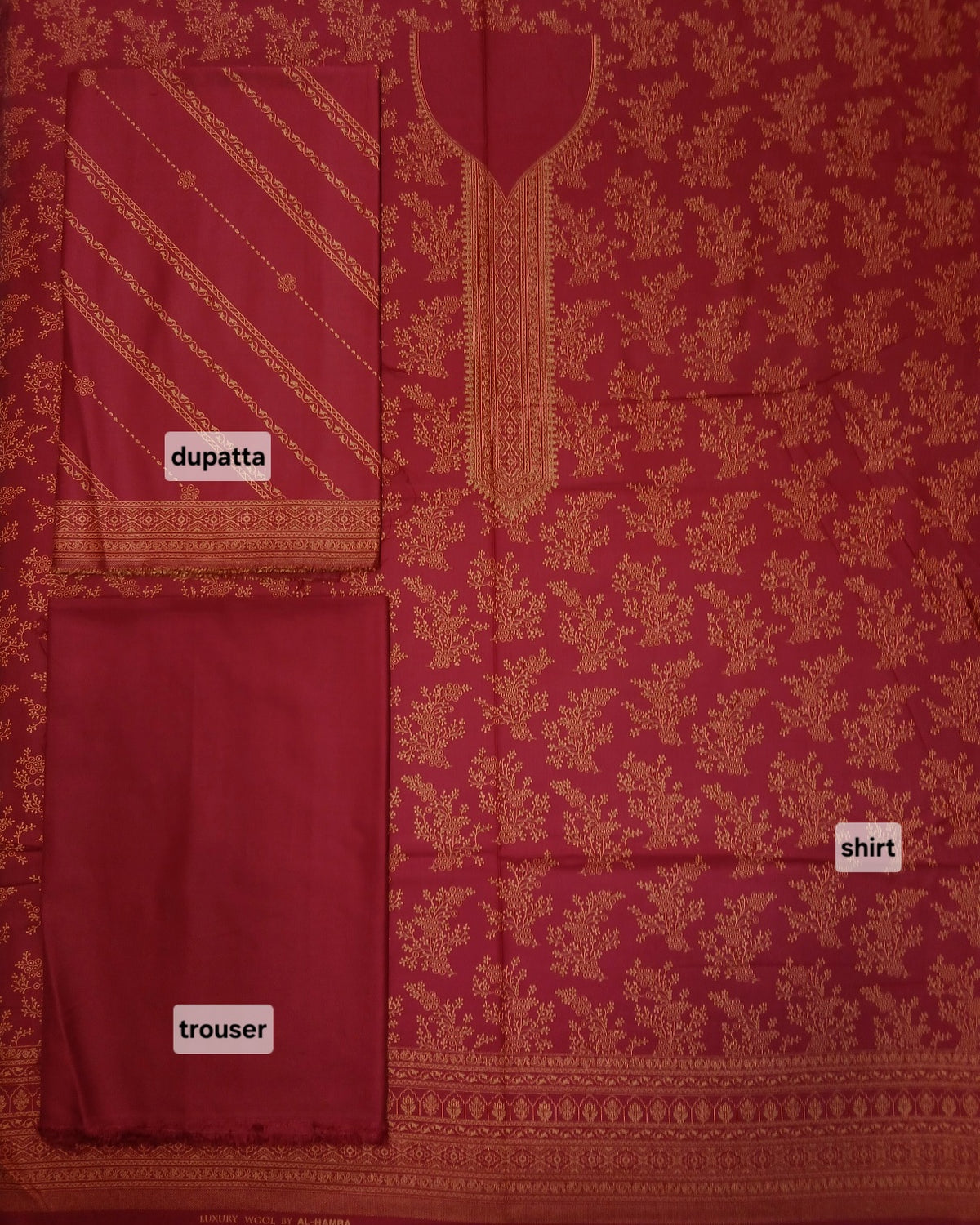 Armanish Luxury Wool 3Pc by Al-Hamra Textiles
