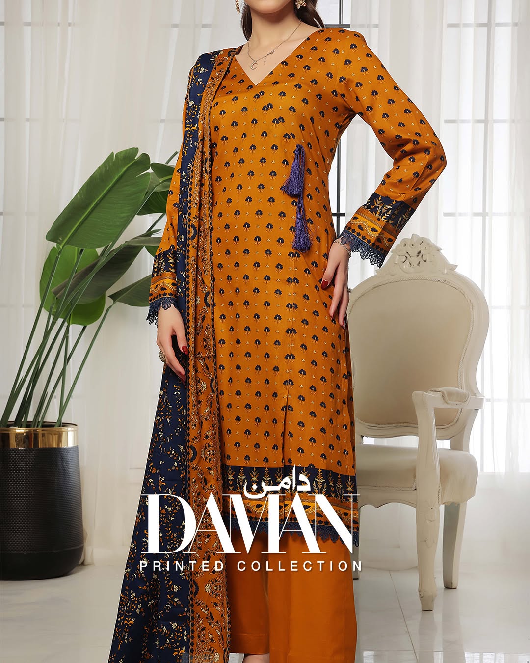 Daman Lawn 3Piece Unstitched | VS Textiles