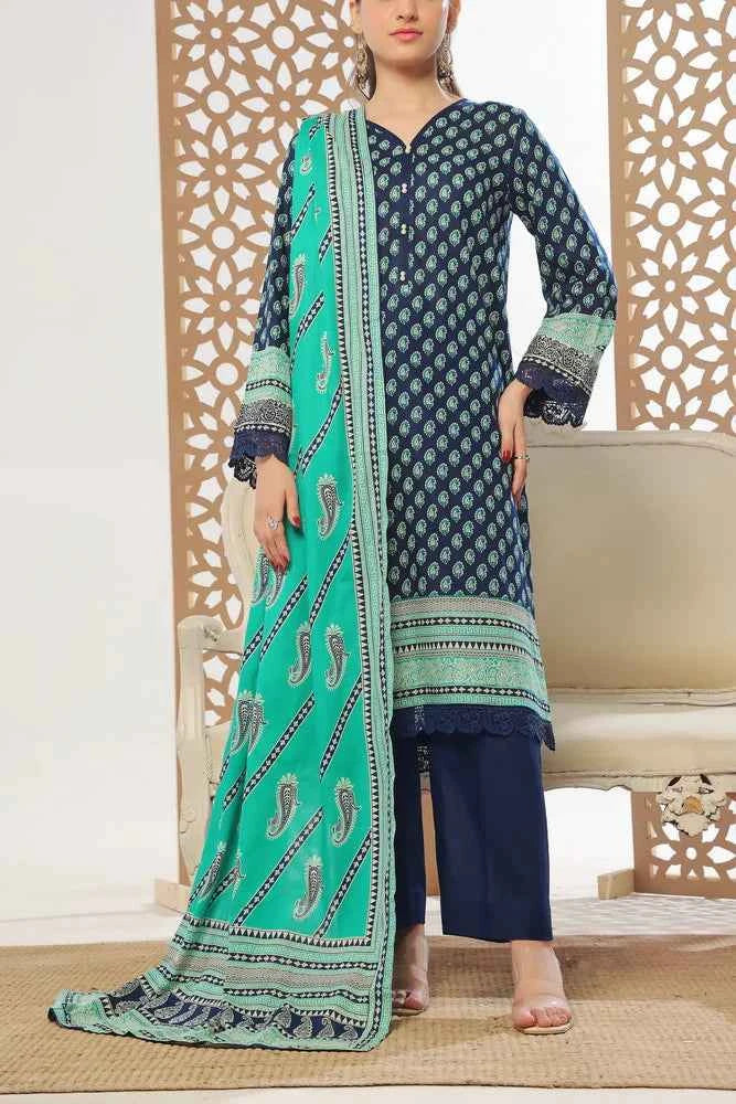 Daman Lawn 3Piece Unstitched | VS Textiles