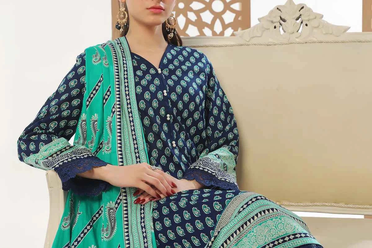 Daman Lawn 3Piece Unstitched | VS Textiles
