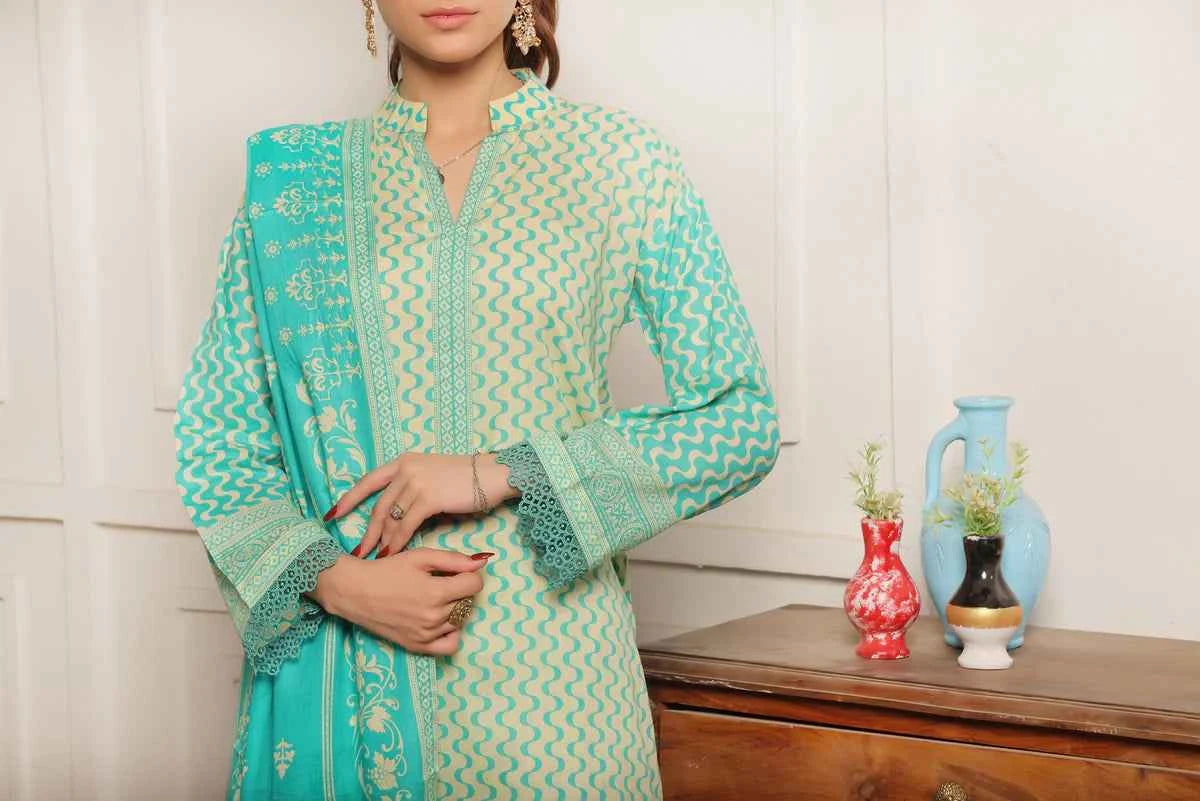 Daman Lawn 3Piece Unstitched | VS Textiles