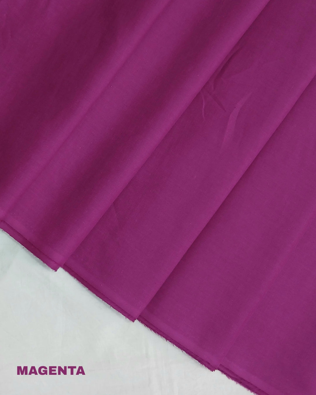 Super PIma Cotton Plain Fabric 38" | Magenta