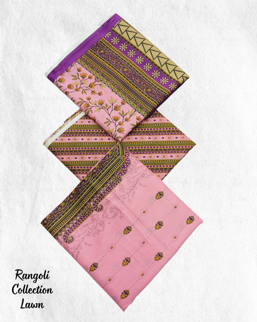 Unstitched Lawn 3piece suit