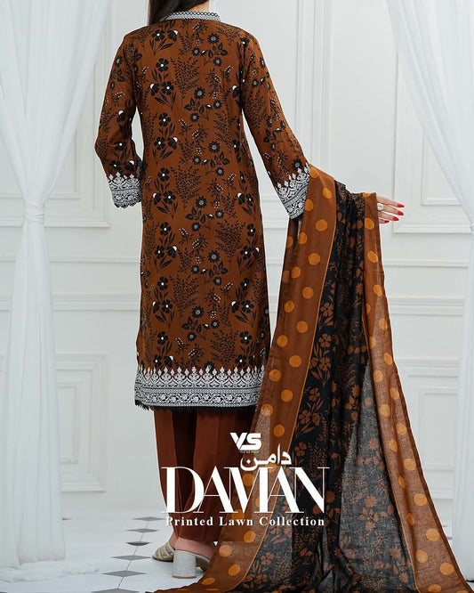 Daman Lawn 3Piece Unstitched | VS Textiles