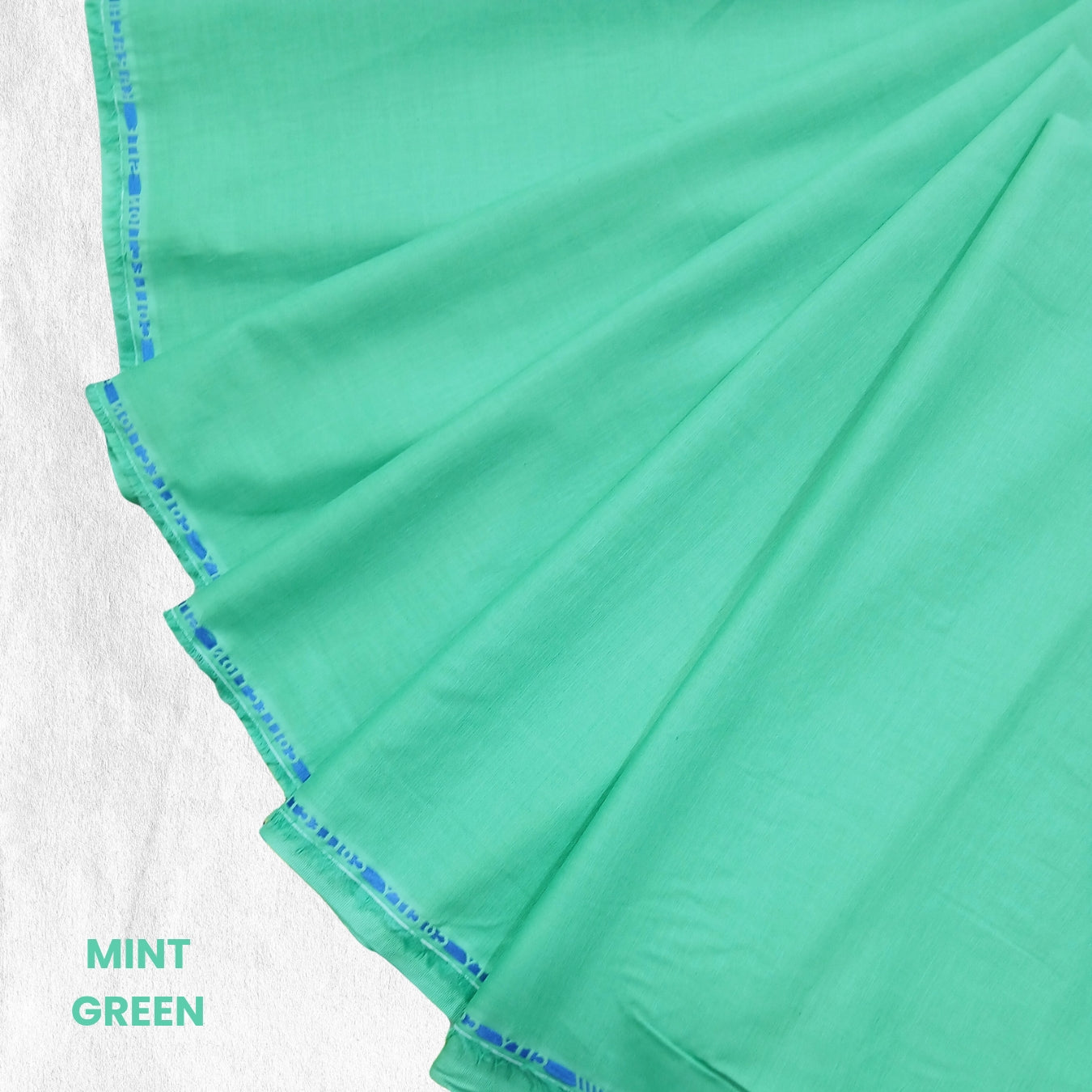 Classic Plain Dyed Cotton | Mint Green
