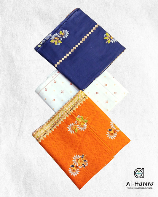 Kashish Classic Cotton 3pc – Al-Hamra Textiles - Nagina Cotton Emporium