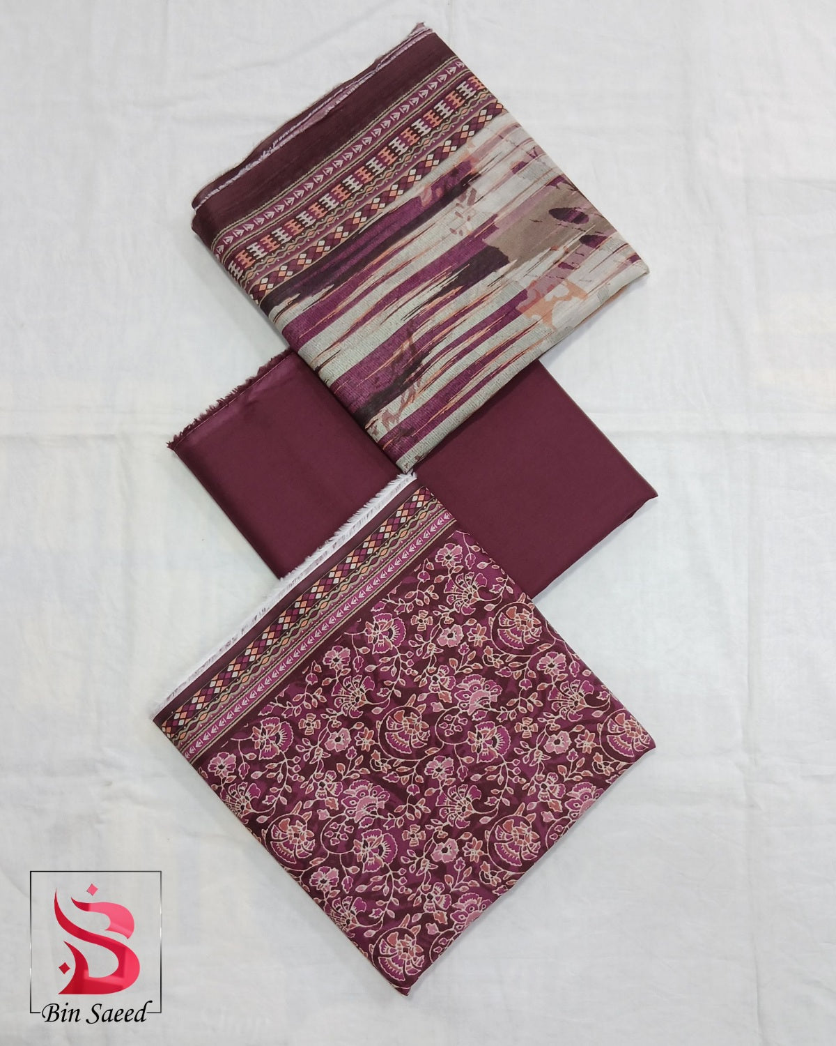 Bin Saeed Digital Lawn 3PC