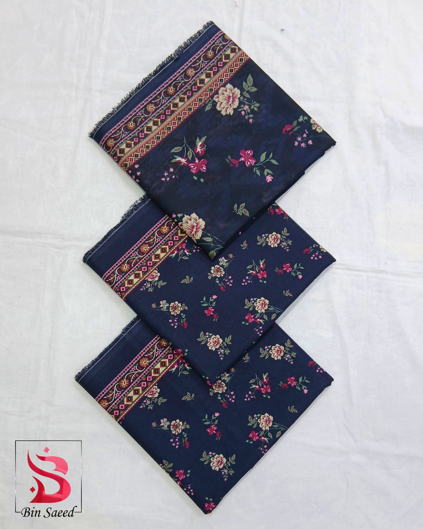 Bin Saeed Digital Lawn 3PC