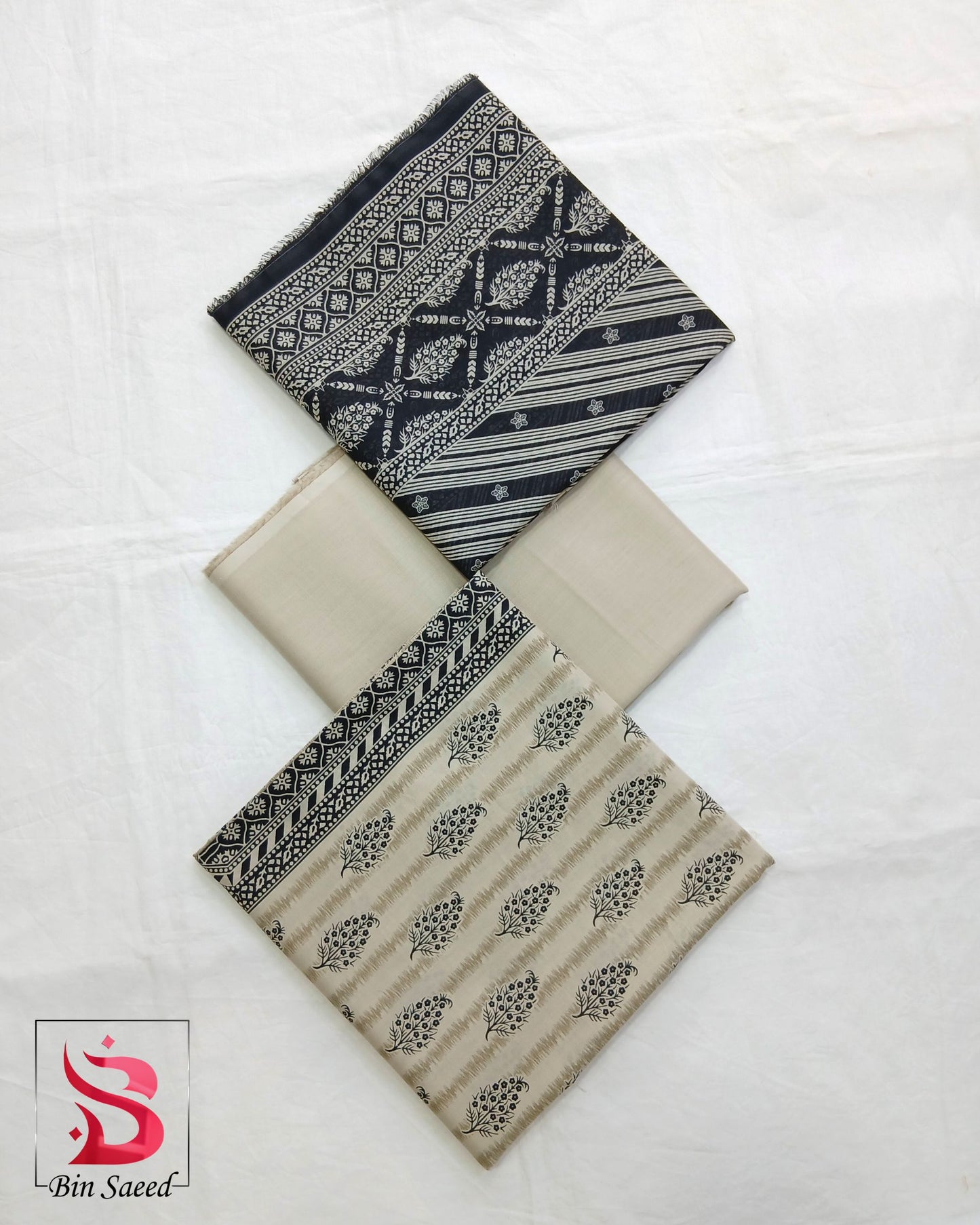 Bin Saeed Digital Lawn 3PC