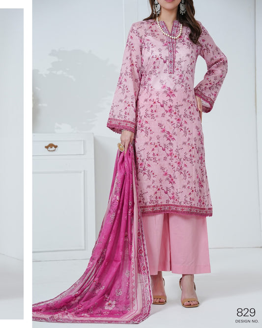 Shahkar Digital Bana Dora Lawn 3PC by VS Textiles