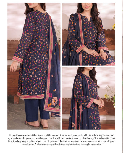 Daman Midsummer Cambric 3pc by VS Textiles | D. 001