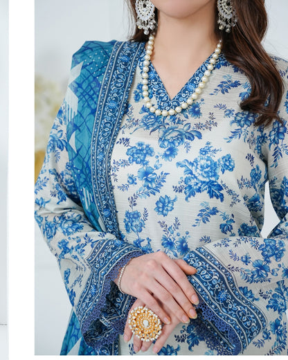 Shahkar Digital Bana Dora Lawn 3PC by VS Textiles
