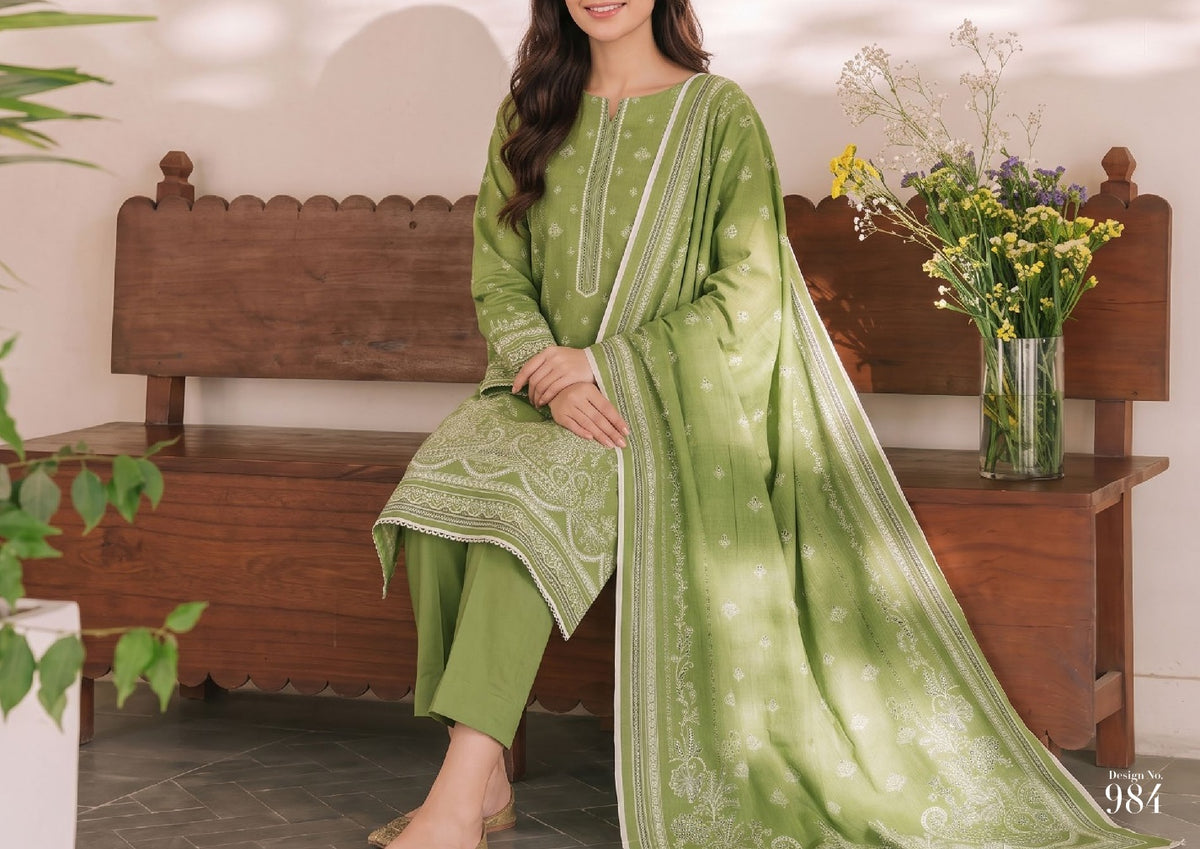 Daman Midsummer Cambric 3pc by VS Textiles | D. 984