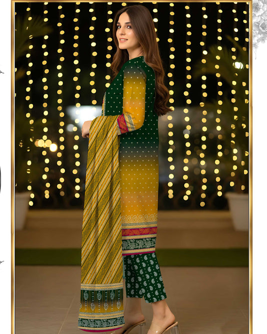 Grace Classic Lawn 3PC – Soft Lawn | Al-Hamra Textiles