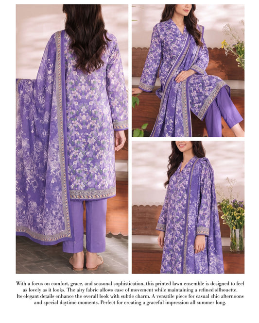 Daman Midsummer Cambric 3pc by VS Textiles | D. 958