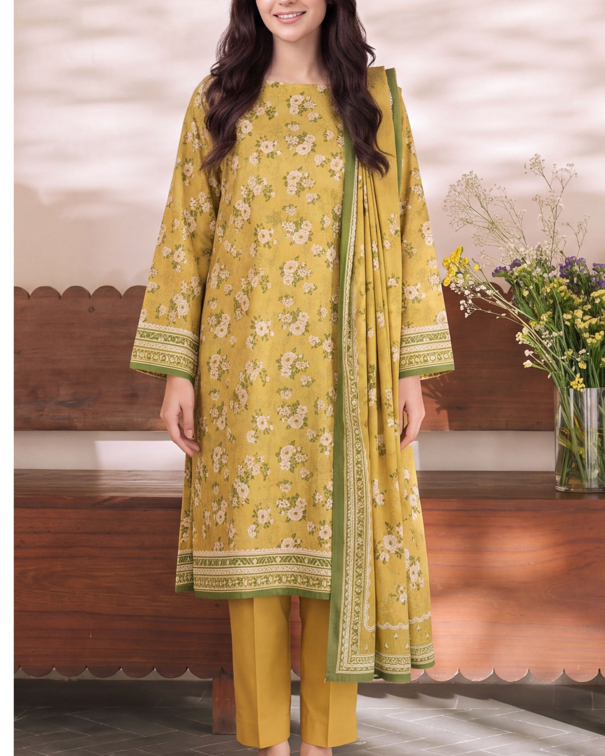 Daman Midsummer Cambric 3pc by VS Textiles | D. 966