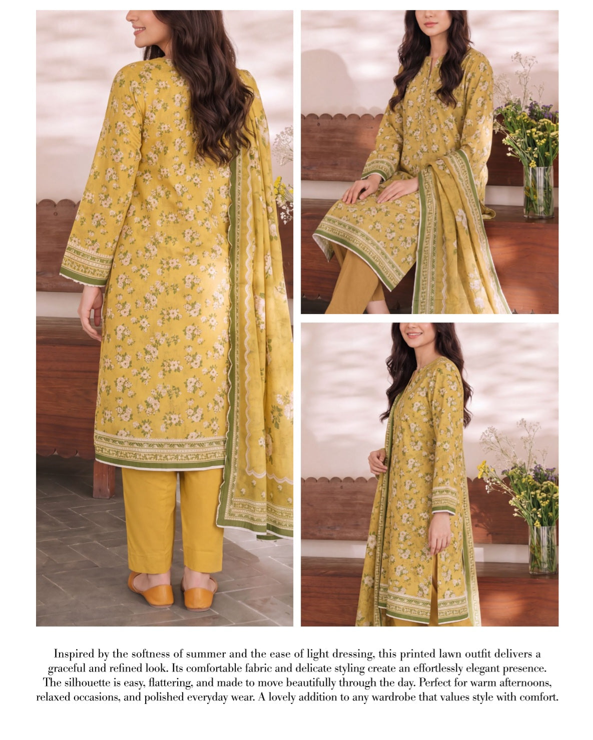 Daman Midsummer Cambric 3pc by VS Textiles | D. 966