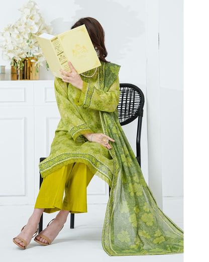 Shahkar Digital Bana Dora Lawn 3PC by VS Textiles