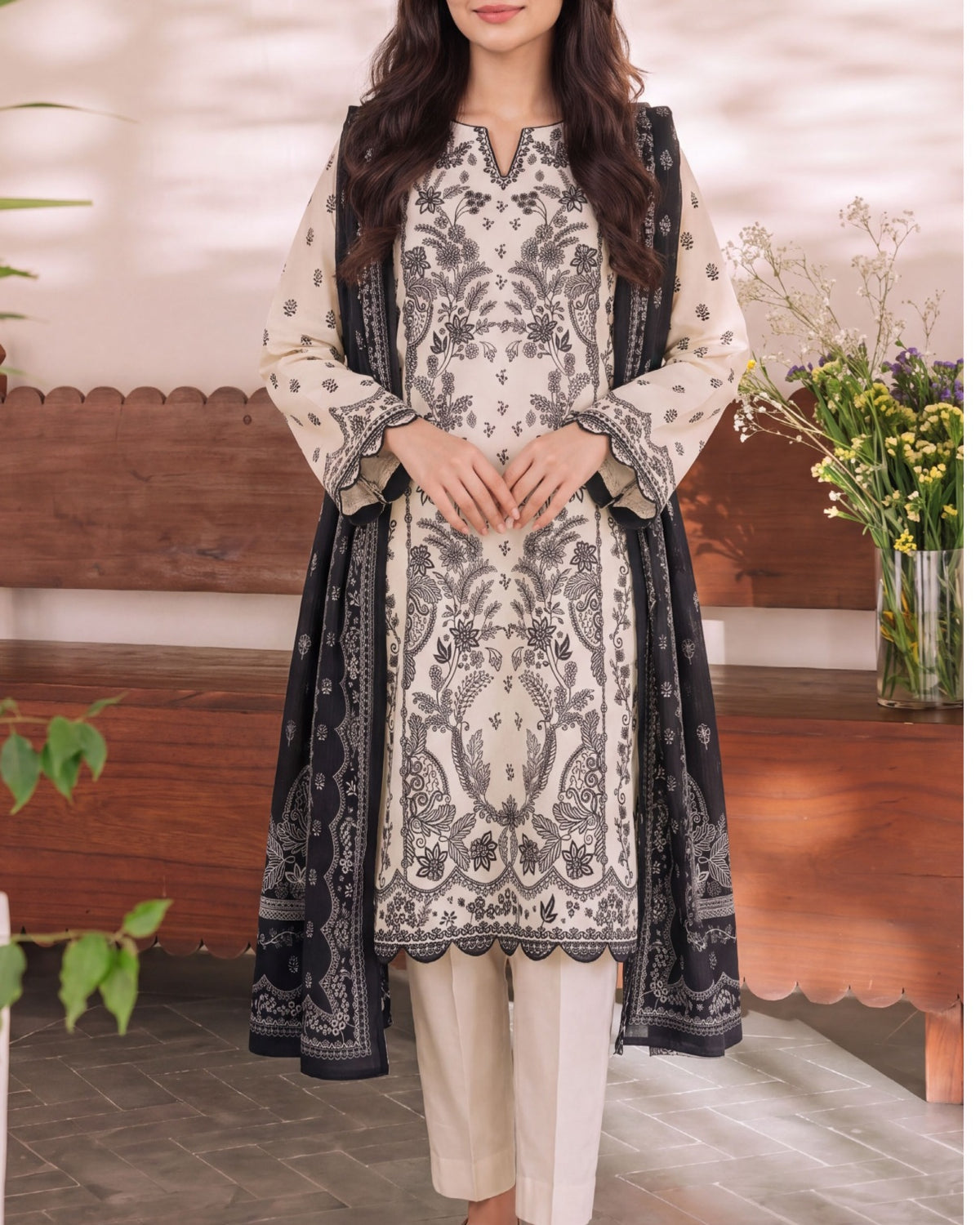 Daman Midsummer Cambric 3pc by VS Textiles | D. 953