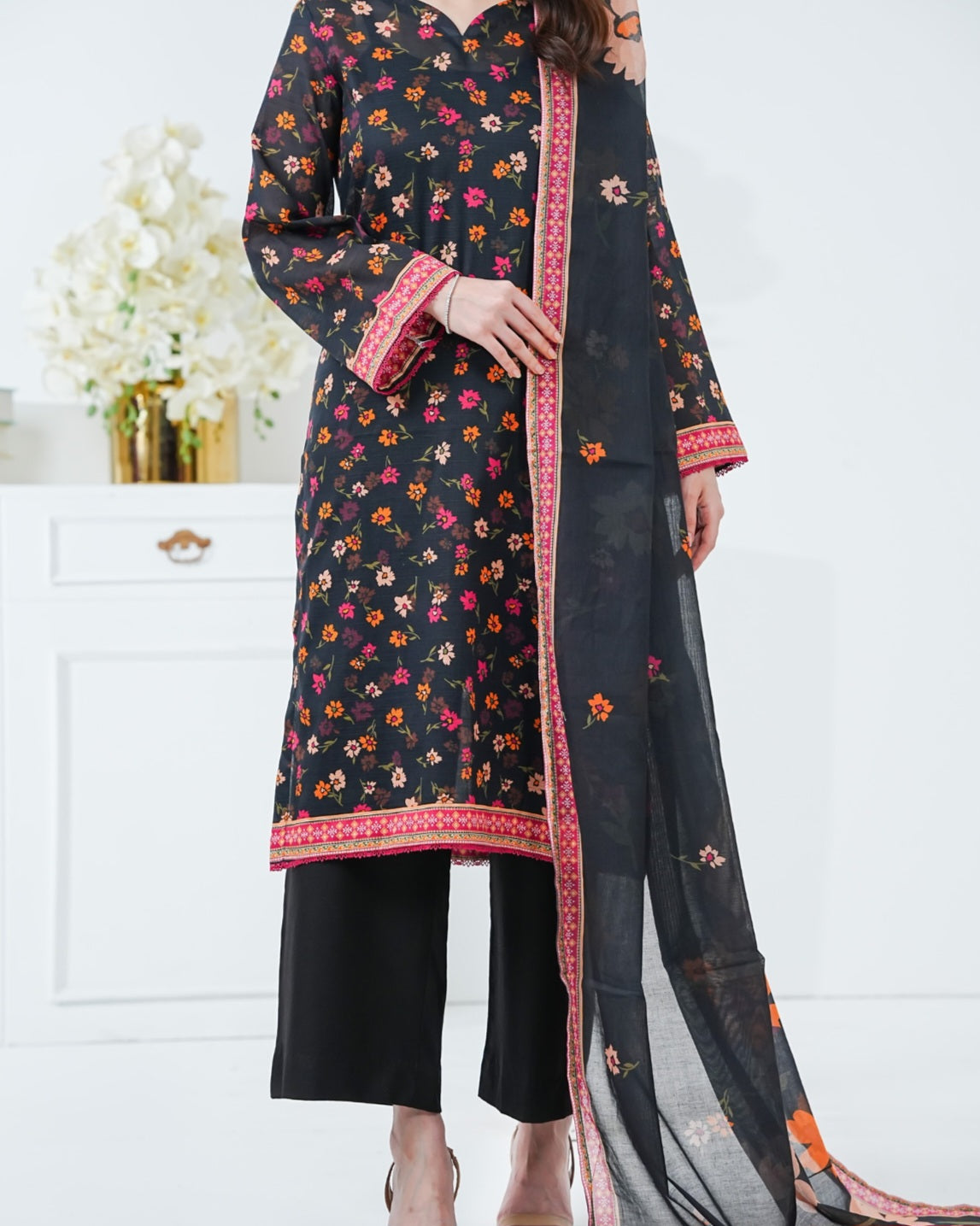 Shahkar Digital Bana Dora Lawn 3PC by VS Textiles