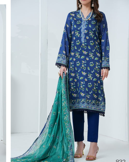 Shahkar Digital Bana Dora Lawn 3PC by VS Textiles