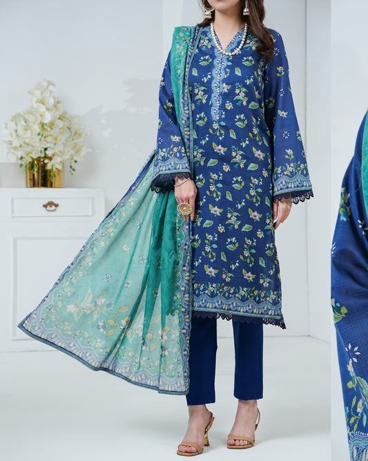 Shahkar Digital Bana Dora Lawn 3PC by VS Textiles