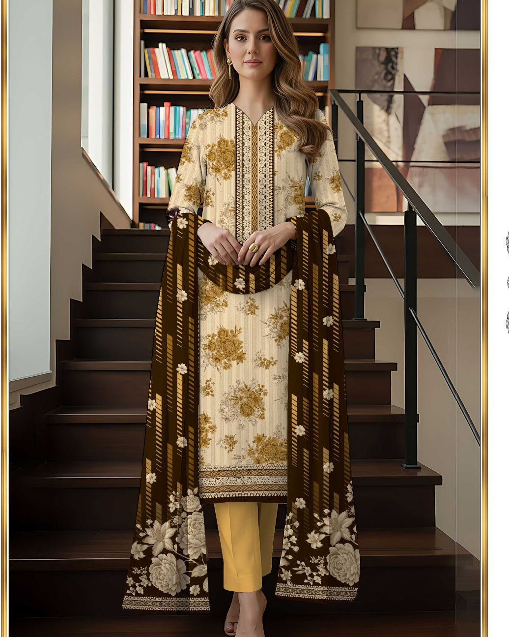 Grace Classic Lawn 3PC – Soft Lawn | Al-Hamra Textiles