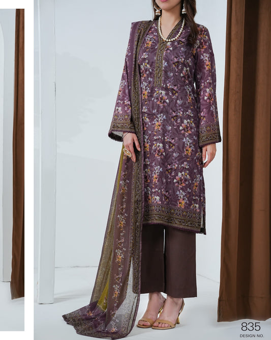 Shahkar Digital Bana Dora Lawn 3PC by VS Textiles