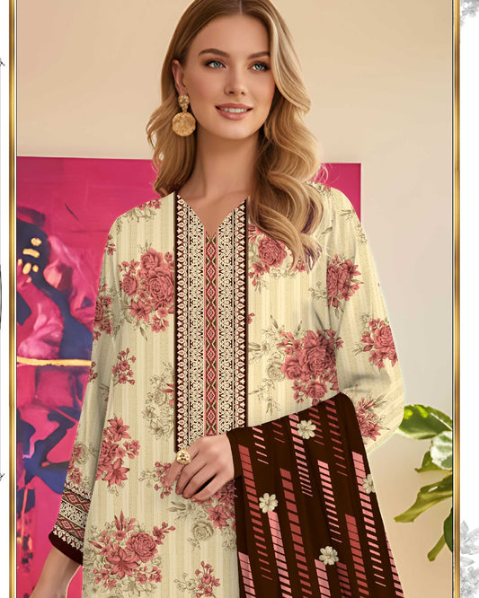 Grace Classic Lawn 3PC – Soft Lawn | Al-Hamra Textiles