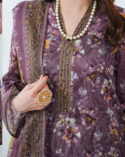 Shahkar Digital Bana Dora Lawn 3PC by VS Textiles