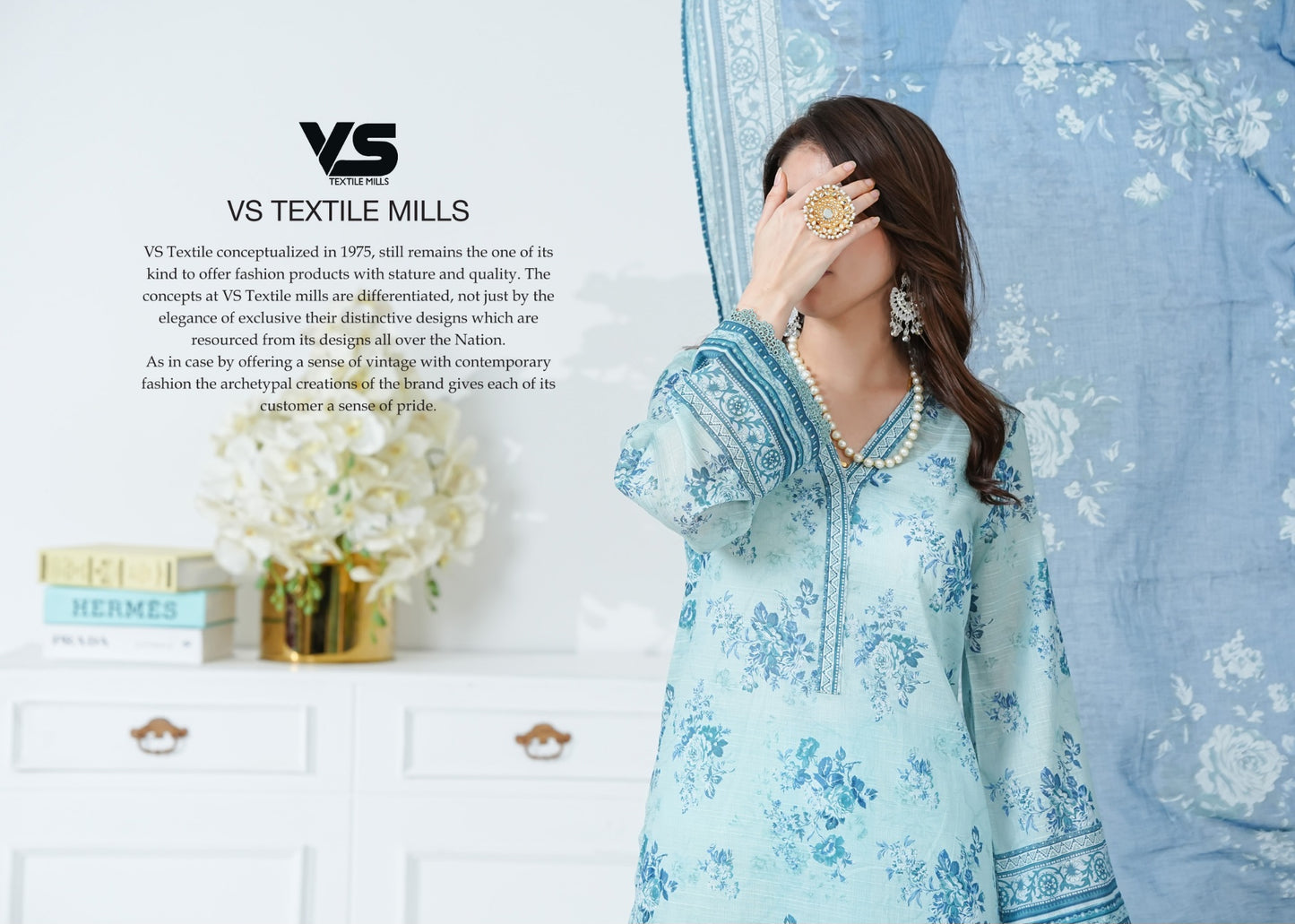 Shahkar Digital Bana Dora Lawn 3PC by VS Textiles