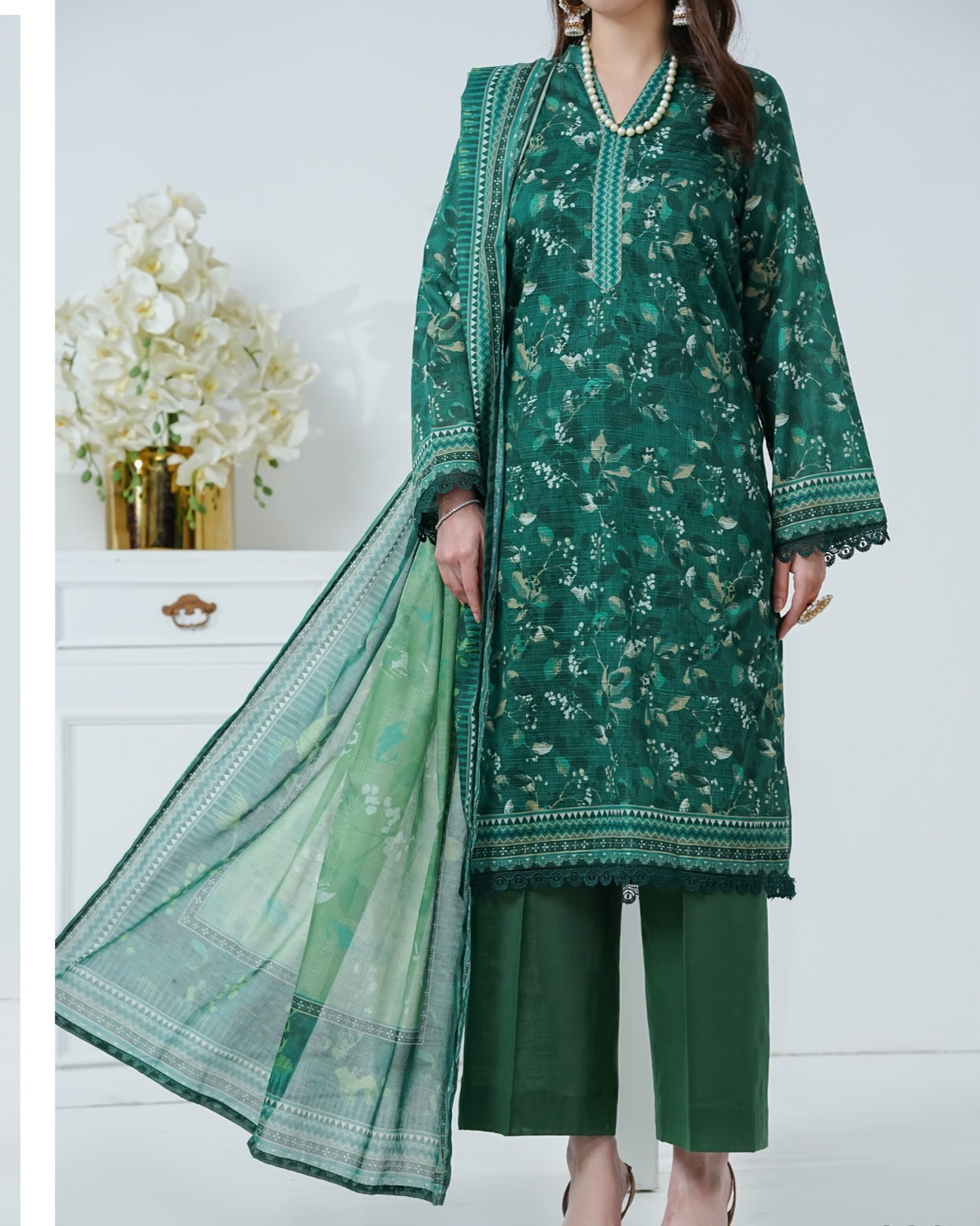 Shahkar Digital Bana Dora Lawn 3PC by VS Textiles