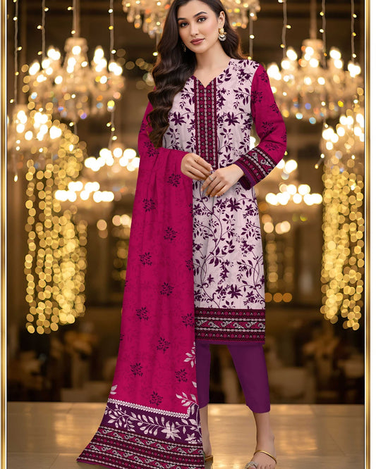 Grace Classic Lawn 3PC – Soft Lawn | Al-Hamra Textiles