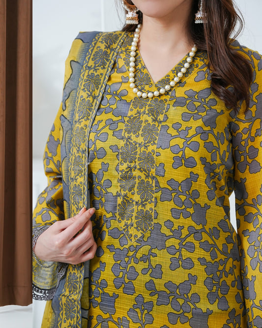 Shahkar Digital Bana Dora Lawn 3PC by VS Textiles