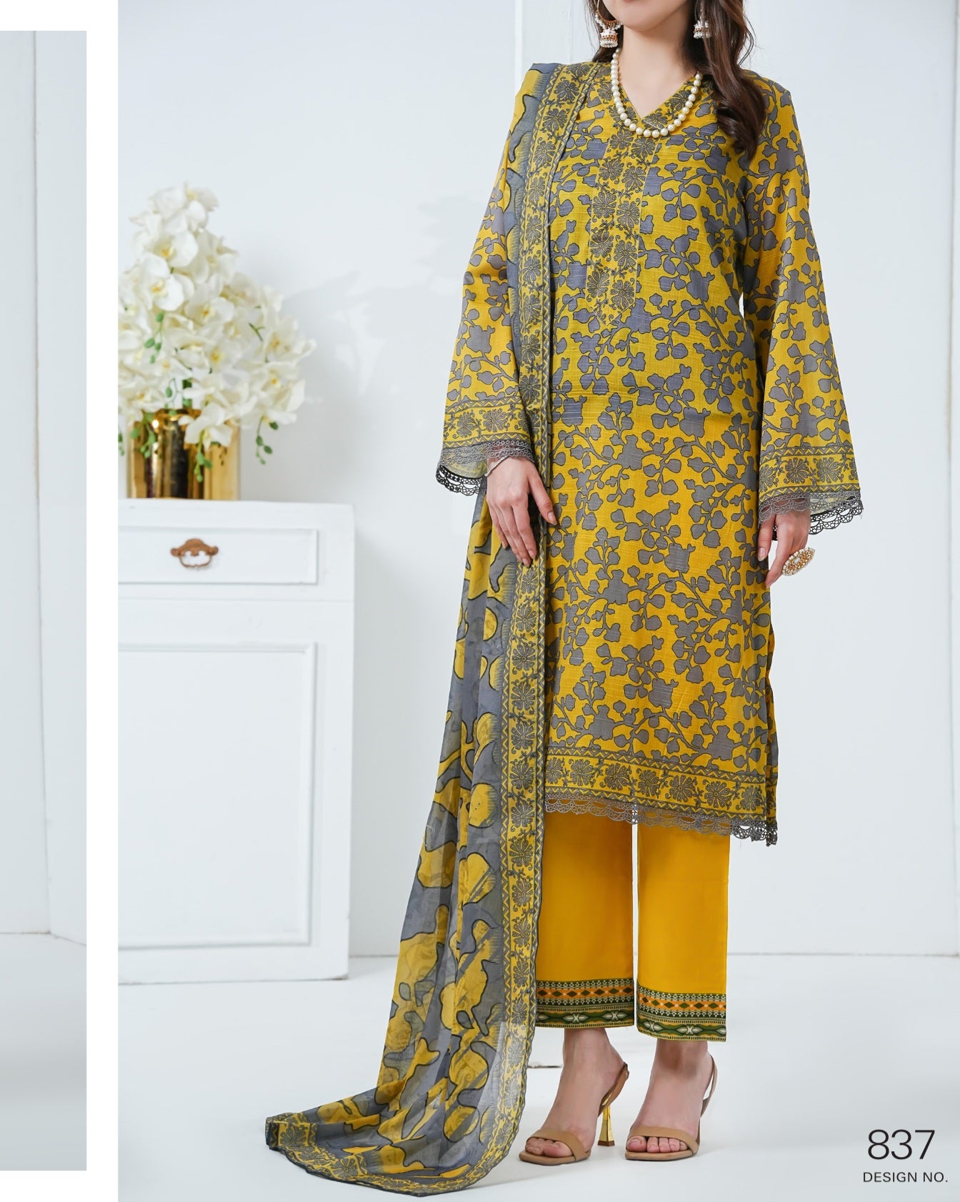 Shahkar Digital Bana Dora Lawn 3PC by VS Textiles