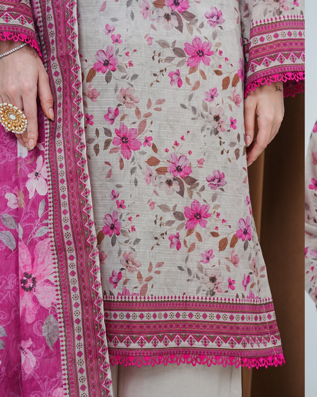 Shahkar Digital Bana Dora Lawn 3PC by VS Textiles